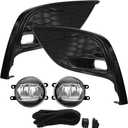 LED Fog Lights Compatible with 2021 2022 2023 2024 Camry SE XSE ONLY, Includes (2) LED Fog Lamps With Switch Relay Wiring Harness