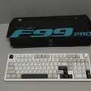 EPOMAKER X Aula F99 PRO Wireless Gaming Keyboard with 8000mAh Battery, Hot Swappable Creamy Keyboard, 2.4GHz/Type-C/BT5.0, NKRO, RGB Backlit for Win/Mac/Gaming (Black&Grey&White)