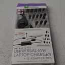 ReTrak Retractable Universal Ultrabook/Netbook/No... Charger, Black (ETCHGNBUNN)