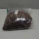 H.VERSAILTEX Real Velvet Plush 1 Piece Form Fit Stretch Rectangle Folding Storage Covers Ottoman Slipcovers Removable Footstool Protect Footrest Covers Elastic Bottom, Machine Washable(Large, Camel)