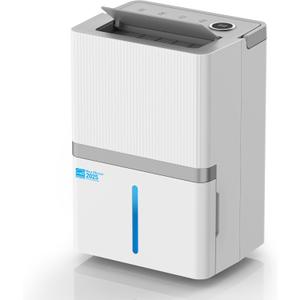 HUMILABS 5000 Sq.Ft Dehumidifier for Basement and Home, 75 Pints Dehumidifier with Drain Hose, Smart Humidity Control, 24H-Timer, for Bedroom, Bathroom, Large Room