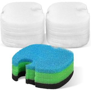 AQUANEAT Replacement Canister Filter Pads Compatible with SUNSUN HW-304B/404B/704B/3000 CF500 Aquarium Filter Media Generic Floss