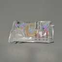 2 x PIXIU Case for iPhone 16 Compatible with Magsafe, Laser Glossy Pattern,Cute Curly Wave Clear TPU Bumper Military Grade Drop tection Phone Cover for Women/Girls -Pink Flower