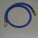 uxcell Refrigerant Charging Hose, 1/4 SAE Thread 2.95Ft Length 500PSI Tube HVAC Hoses, for Home Air Conditioner Refrigeration Maintenance, Blue