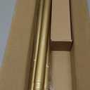 SIMEWIN Heavy Duty Curtain Rods for Windows 28 to 48 Inches, 1 Inch Gold Curtain Rod for Bedroom, Living Room, Patio, Kitchen, Adjustable Curtains Rods with Classic Finials, Gold Finishing