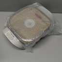 8-inch Ceramic Coated Electric Skillet with Lid, Non Stick Skillet Griddle Pan Electric, Rapid Heat Up, 650W, Breakfast Skillet, Kitchen Appliances for Cooking, White