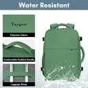Taygeer Travel Backpack for Women, Carry On Backpack with Water Bottle Pocket & Shoe Pouch, TSA 15.6" Laptop Back Pack Flight Approved, College Gym Bag Casual Daypack for Weekender Business Hiking