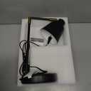 Anxingtools LED Desk Lamp with Dual USB Charging Ports, 100% Metal, 270 Swivel Arms, Soft White Light (3000K), Bedside Reading Lamp, Home Office Lamp (Black)