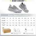 OrthoComfoot Men's Orthopedic Diabetic Wide Running Shoes: Comfortable Arch Support Sneakers for Plantar Fasciitis, Foot & Heel Pain Relief - Casual Work Walking Shoes