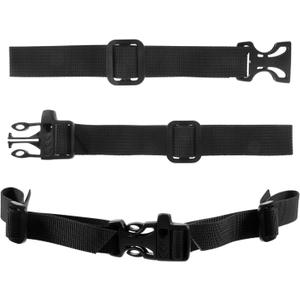 2 Pcs Backpack Chest Strap Add on, Heavy Duty Adjustable Backpack Sternum Strap Chest Belt with Whistle Quick Release Buckle and Slide Lock for Hiking Jogging, Backpacks