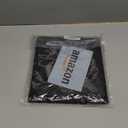 5 Extra Large Cotton Plain Bandanas 27 x 27 Inches - Party and Decoration - Bulk (Black)