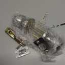 BESTTEN Keyed Entry Door Knob with Lock, Interior and Exterior Door Lock, Standard Ball, Satin Nickel