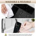 3 x BALEINE 12PCS Rug Tape, Double Sided Non Slip Rug Gripper for Hardwood Floors, Reusable Gripper Prevent Sliding, Washable Carpet Tape for Area Rugs (Rectangular)