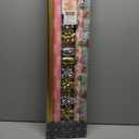 RUSPEPA Christmas Kraft Wrapping Paper - Owl, Reindeer, Christmas Ball and Text Design - 4 Rolls - 30 inches x 10 feet per Roll