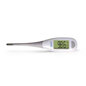 Adtemp Oral & Rectal Digital Thermometer Stick LCD Display 418N 1 Each
