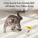 ORSDA 3in1 Interactive Cat Toys Replacement Attachments 7PCS Cat Teaser Toy Refills Cat Wand Attachments