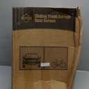 Sliding Garage Door Screen 2 Car with Track Closure, 16x7Ft Garage Net Screen Retractable Privacy Garage Door Curtain Keep Annoying Animals Out Easy Assembly Fiberglass Mesh Screen Door