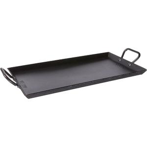 Lodge CRSGR18 Carbon Steel Griddle, Pre-Seasoned, 18-inch