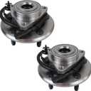 PAROD 515113 Pair Front Wheel Bearing & Hub Assembly Compatible with 2006 2007 2008 Dodge Ram 1500 w/ABS 5Lugs
