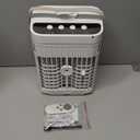 Portable Air Conditioners, Mini Air Conditioner, Personal Air Conditioner, AC Unit Cooling Fan with Remote Control, 3 Speed, 3 Mist, 7 Light,1-3H Timer, Evaporative Air Cooler Fan for Bedroom Office (White)