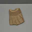 Tatuo 13.8 Inch Mini Tabletop Christmas Tree Skirt Decor Fit 13.7~27.5 Inch Smaller Xmas Tree Small Linen Burlap Trees Skirt for Desk Xmas New Year Party Holiday Family Winter Home Decor (Linen Color)