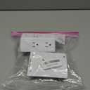 Surge Protector, 5 Outlets Extender with 4 USB Ports(USB C PD20W), 3-Side 1680J Power Strip Multi Plug Outlet Expander, USB Wall Charger, Outlet Splitter Adapter Wall Mount for Home Office(White)