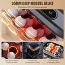16 Head Massage Gun, 2026 Upgrade 12V Motor 60kg Deep Tissue Percussion Massager, 30 Intensity Levels & 3 Smart Modes Multi-Head Back Massager for Legs,Back,Arms,Waist Pain Relief
