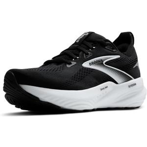 Brooks Womens Glycerin 22 Neutral Running Shoe (8.5 Wide, Black/Grey/White)