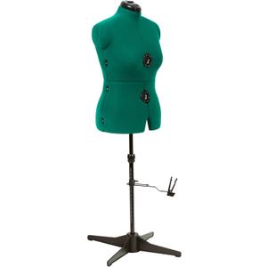 Dritz Sew You Adjustable Dress Form M/L, Sizes US 1218, Female Sewing Mannequin with Pinnable Body Torso, 12 Dials for Accurate Fitting & 360 Hem Guide