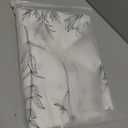 King Size Pillow Cases Set of 2, 20x36 Envelope Closure Pillow Cases Black and White Pillow Cases, Soft Breathable and Non Shrinking Plant Patterns Pillow Cases Microfiber Decorative Pillow Shams