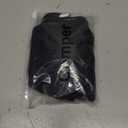 Comper Women's Sports Bra with Thin Straps Stretchy Wirefree Workout Bras Lightweight Workouts Bralette with Removable Pads (Medium, Black)