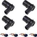 Reverse Backup Sensor Parking Rear Bumper Parking Assist Sensor Compatible with Ford F150 F250 F350 E-150 E-250 Escape Explorer Lincoln Mercury Mariner Mountaineer 3F2Z15K859BA 4PCS