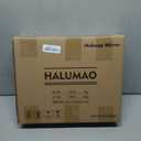 halumao Vanity Mirror with Lights, 14.5" Light Up Makeup Mirror, LED Makeup Mirror with Lights for Bedroom Tabletop, Smart Touch Control 3 Colors Dimmable, 360 Rotation (White)