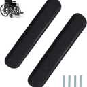 Wheelchair Arm PadsUniversal Desk Length (10-1/4") Wheelchair and Transport Chair Arm Pads, Black (1 Pair) Compatible with All Brands (Size : 10-1/4")