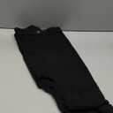 Women's Casual Denim Waistcoat Slim Fit Frayed Sleeveless Jacket Ripped Tops with Pockets (Black, XS)