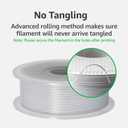 Bambu Lab PLA Filament Matte 3D Printer Filament 1.75mm PLA 1kg High Tenacity Eco Friendly - Red (10200) - Spool