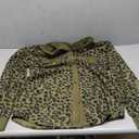 Womens Button Down Blouse Jacket Long Sleeve Leopard Corduroy Shirt Oversized Jacket Coats With Pocket L