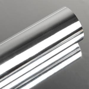 Flexible Wall Mirror Tape Stickers - Plastic Self Cut Peel and Stick Mirrors Sticky- Self Adhesive Non Glass Safety Reflective Sticker Film - Silver Mirrored Paper Roll for Wall Decor 15.7x196