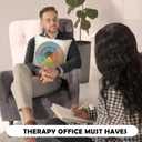 Feelings Wheel Pillow Double-Sided Printed with Different Patterns of Feelings Wheel Pillowcase, Reading Corner Decor, Counseling Office Decor18 x18 (3, Yellow) (Beige)