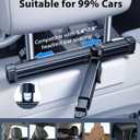 Long Arm Dual Head Car Cooling Fans for Back Seat for Kids, Usb 5V/ 12V /24V Car Backseat Headrest Fan for Baby Rear Facing, Car Seat Cooler That Blow Cold Air for Vehicles Sedan Suv Without Ac