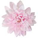 5''Silk Light Pink Dahlia Artificial Flowers Bulk, 30 Pcs Fake Dahlias Flowers Heads for Craft, Large Flower Heads Faux Flowers for Wedding Party, Home Office, Hat, Wall Decoration (30, light pink)