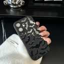 Case for iPhone 16 [Compatible with MagSafe] Built in Magnetic Cute Sleek Print Cartoon Cool Style Design for Man Boys Bat Soft TPU Protective Shockproof Mate Black