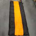 Sleeping Bags for Adults, Heated Sleeping Bag, Camping Sleeping Bags for Adults&Kids, 3 Adjustable Temperature, Waterproof USB Rechargeable Heating Pads 7'L（Orange）