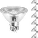 PAR30 Short Neck Halogen Flood Light Bulbs, 6 Pack, 120V 75W, Dimmable PAR30 Light Bulb, E26 Base, 2700K Warm White, Long Lasting High Output for Accent Lighting, Tracking Lighting