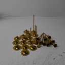 Candlestick Holders Gold, 12 Packs Taper Candle Holder for Candlesticks, Candle Sticks Holder Decor for Home Decor