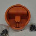 Kohree Heavy Duty Trailer Coupler Lock, RV Trailer Locks fit 2-5/16 inches, 2", 1-7/8" Couplers, Durable Structural Steel Safety Trailer Tongue Lock with 4 Keys & 4 Dust Covers, Orange