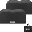 RVMATE RV Tire Covers, Dual Axle Wheel Cover (2 Pack) Fits 30''-33'' Diameter Tires, Waterproof Anti-UV 600D Oxford Black Covers Accessories for RV/Truck/Trailer
