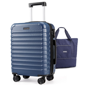 LIGHT FLIGHT Luggage Sets, 1 Piece Durable Suitcase Set with Spinner Wheels, 1 Pcs Hard Shell Lightweight Luggage with TSA Lock, Large Checked Travel Suitcases, 20/24/28 Inch, Royal Blue