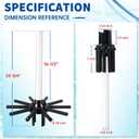 S210T Laterals Assembly Compatible with Hayward S210T 21" Pool Sand Filter
