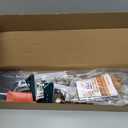 Pocket Door Hardware Slides, Heavy Duty Pocket Sliding Door Hardware Kit with Pivot Hinge for Cabinet & Wardrobe, Silent Retractable System for Inset Doors(22in,Set 2)